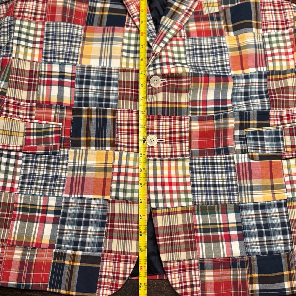 Brooks Brothers Patchwork Plaid Blazer - Picture 3 of 5